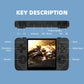 EWDGOES RGB30 Handheld Game Console 4 inch RK3566 5GWF BT with Portable Case 64GB White