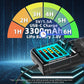 EWDGOES RG35XX Plus Handheld Game Console 3.5 in IPS Screen RG 35XX Plus Preinstalled Emulator System 64GB Transparent