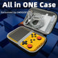 R36S Handheld Game Console 3.5-in 640*480 IPS OCA Screen 3200mAh ArkOS RK3326 Yellow-64GBVer.