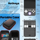 My Mini Handheld Game Console 3.5-in 640*480 IPS OCA Screen RK3326 4000mAh with Portable Case Black Transparent-64GB