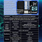 R36S Handheld Game Console 3.5-in 640*480 IPS OCA Screen 3200mAh ArkOS RK3326 Cyan Transparent-64GBVer.