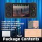 EWDGOES RG35XX H Handheld Game Console 3.5-in IPS Screen H700 3300mAh RG 35XX H Preinstalled Emulator System 64GB Black